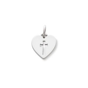 James Avery Crosslet Heart Charm